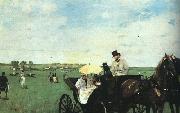 Edgar Degas At the Races in the Country oil painting